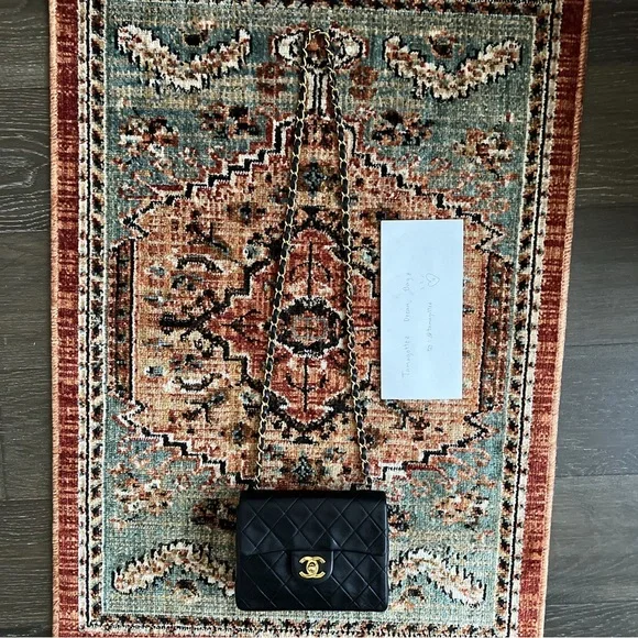 SOLD**Chanel Vintage Classic Mini Square Single Flap Bag - Picture 5 of 12